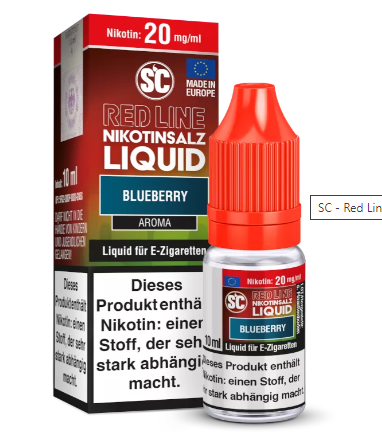 SC Red Line Blueberry Nikotinsalz Liquid 10mg