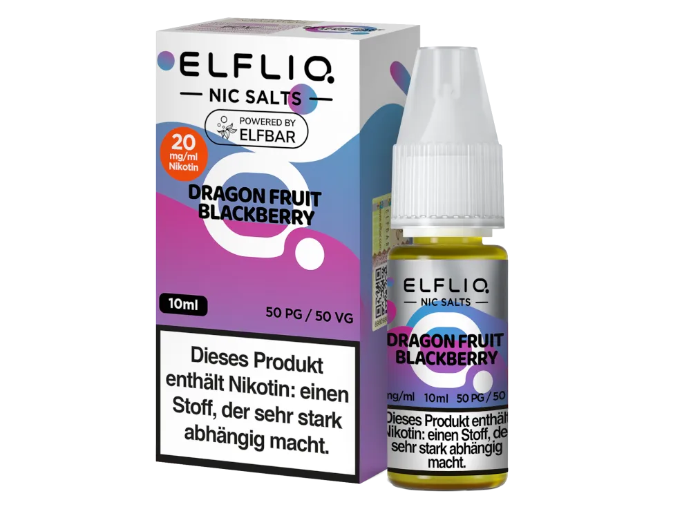 ELFBAR Dragon Fruit Blackberry Nikotinsalzliquid - Elfliq - 20mg