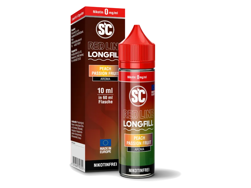 SC Red Line Longfill Peach Passion Fruit 10ml