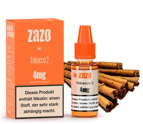ZAZO Classics Tobacco 2 Tabak  Liquid 10ml