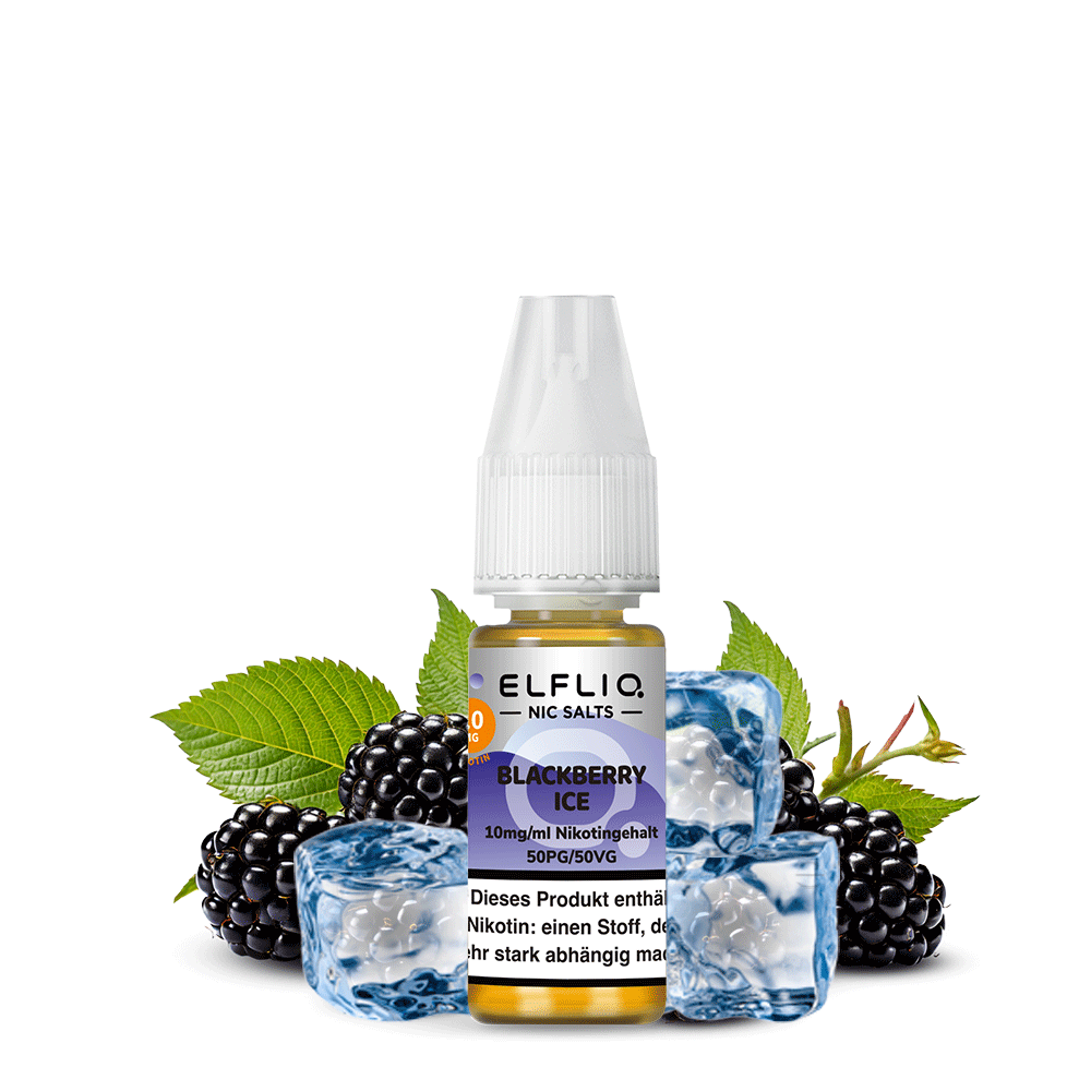 ELFBAR Blackberry Ice Nikotinsalzliquid - Elfliq -