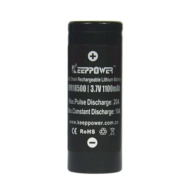 Keeppower IMR18500 1100mAh 3,7V Li-Ionen Akku