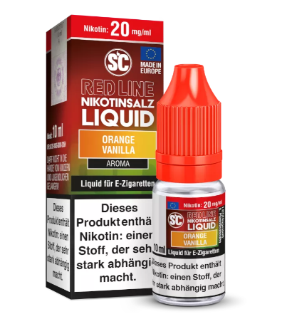 SC Red Line Orange Vanille Nikotinsalz Liquid 10mg/20mg