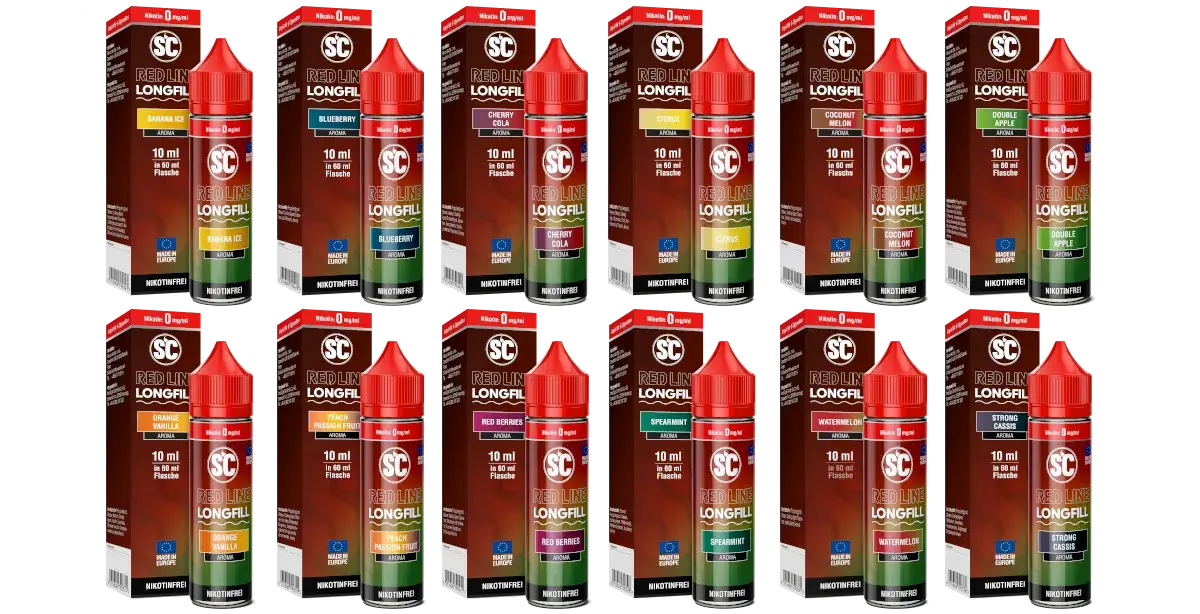 SC Red Line Longfill Spearmint 10ml